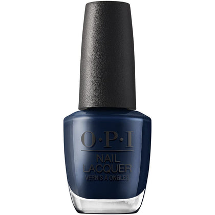 Vernis à ongles OPI Midnight Mantra bleu foncé crème en flacon