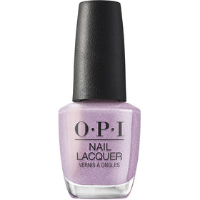 Vernis à ongles OPI Suga Cookie violet pailleté, vue de face