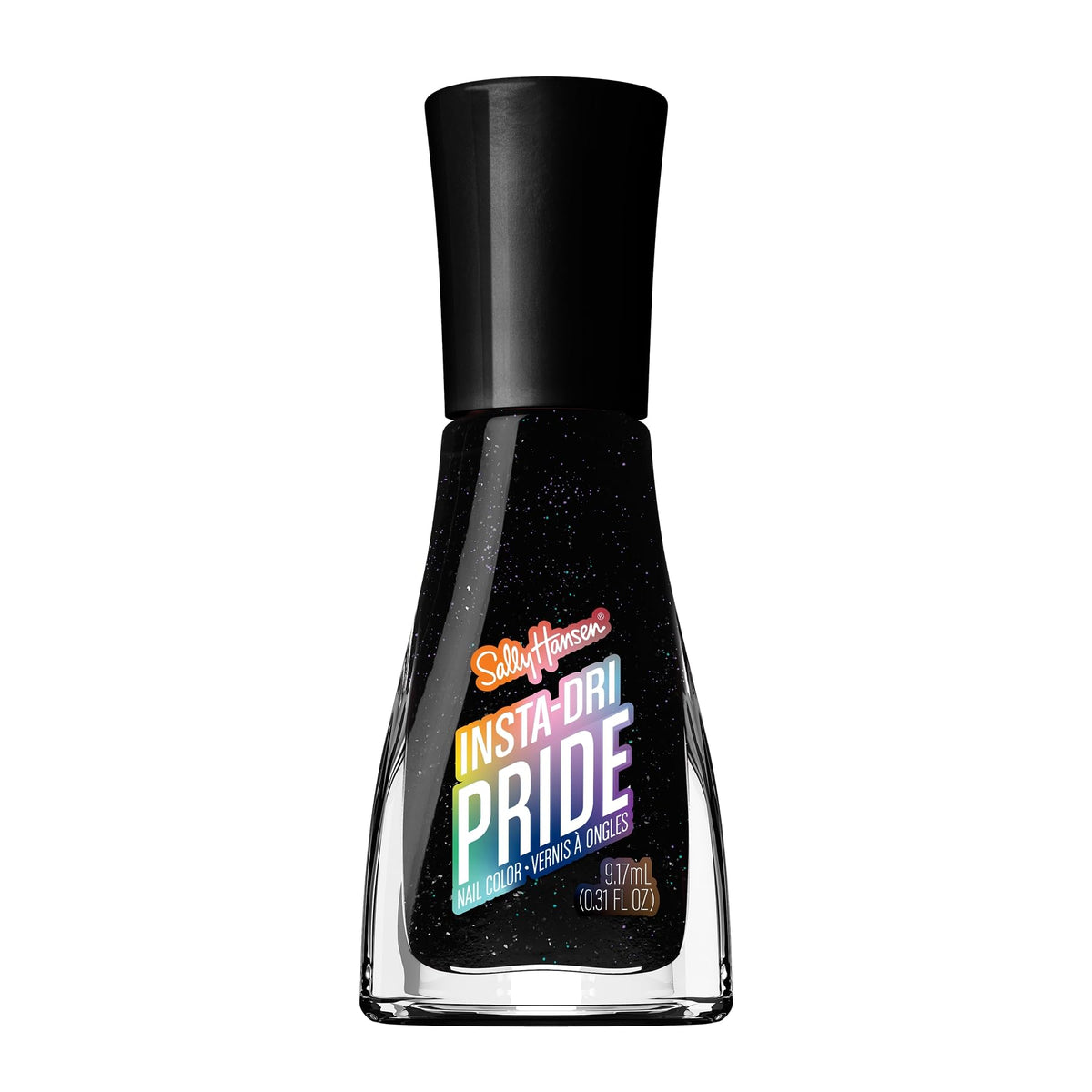 Vernis à ongles Sally Hansen Insta-Dri 768 It's Giving couleur noire opaque