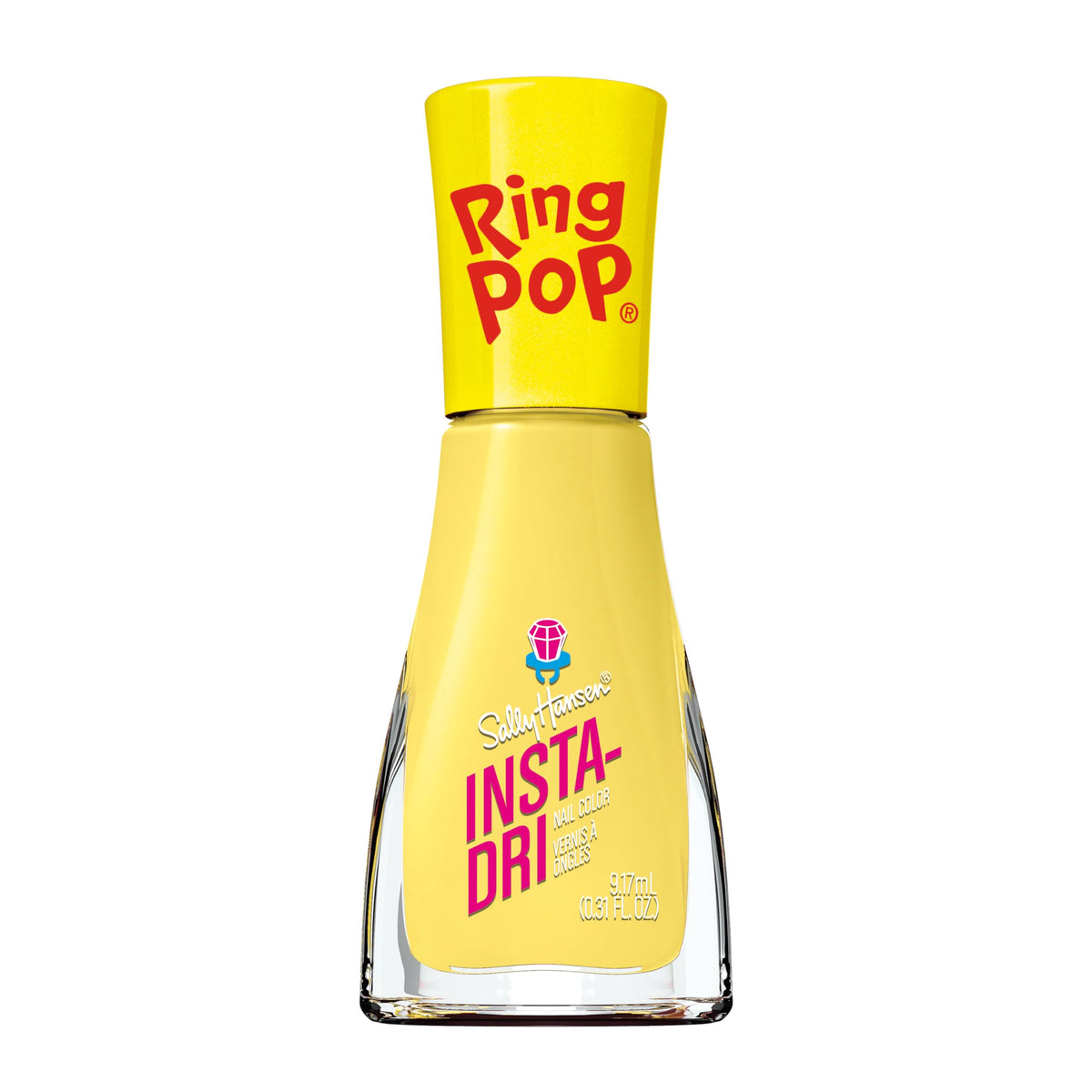 Vernis à ongles Sally Hansen Insta-Dri couleur jaune éclatante en bouteille