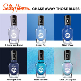 Vernis à ongles Sally Hansen Miracle Gel sur une table de manucure