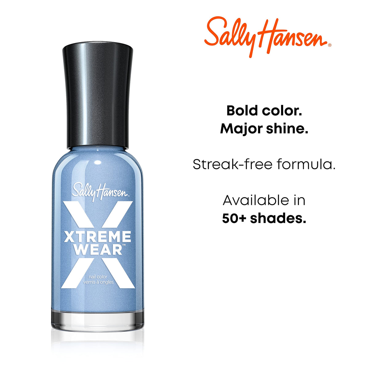 Vernis à Ongles Sally Hansen Xtreme Wear couleur melon sur un fond neutre