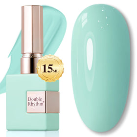 Vernis gel 15ml Double Rhythm bleu clair en flacon