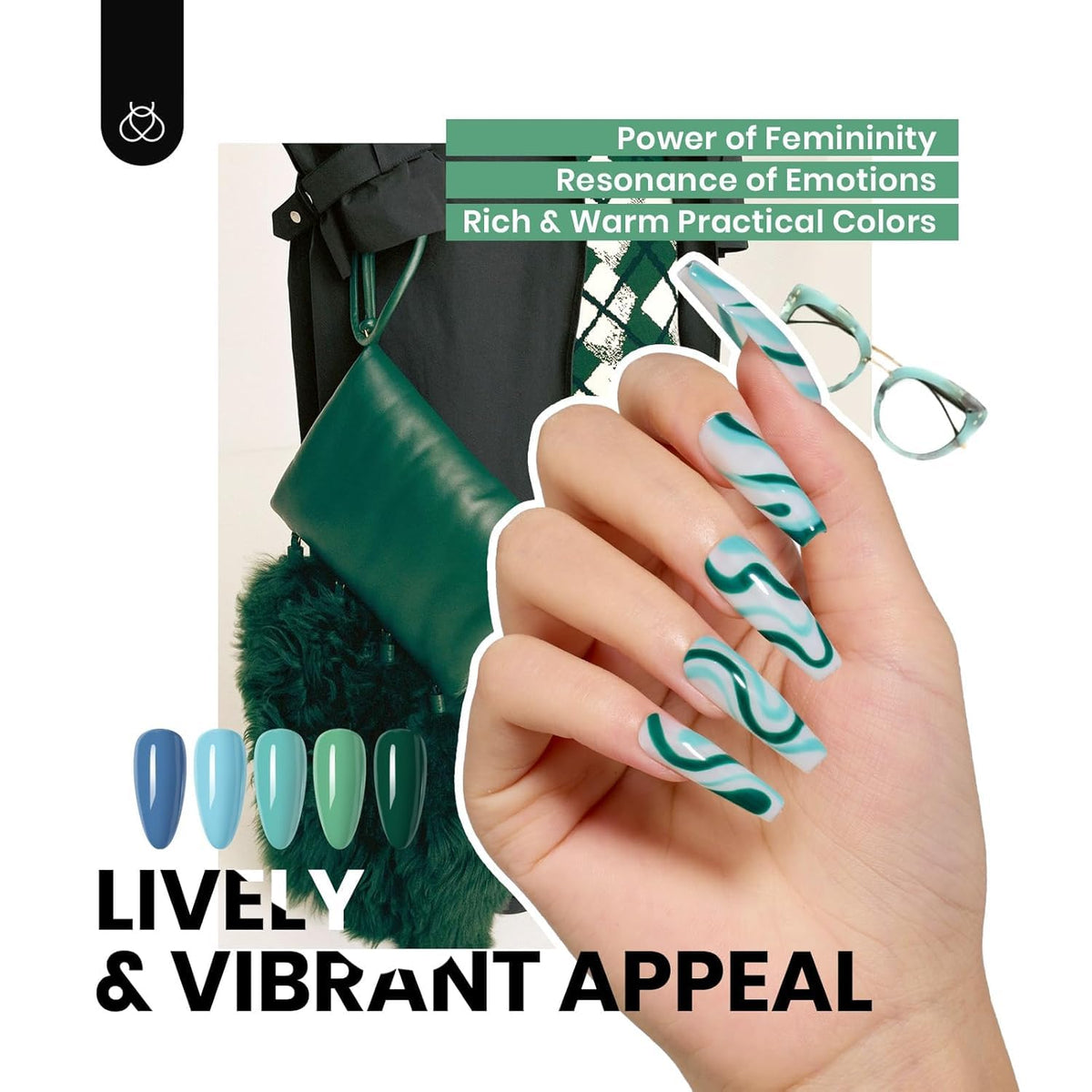 Vernis gel appliqué sur des ongles bien manucurés