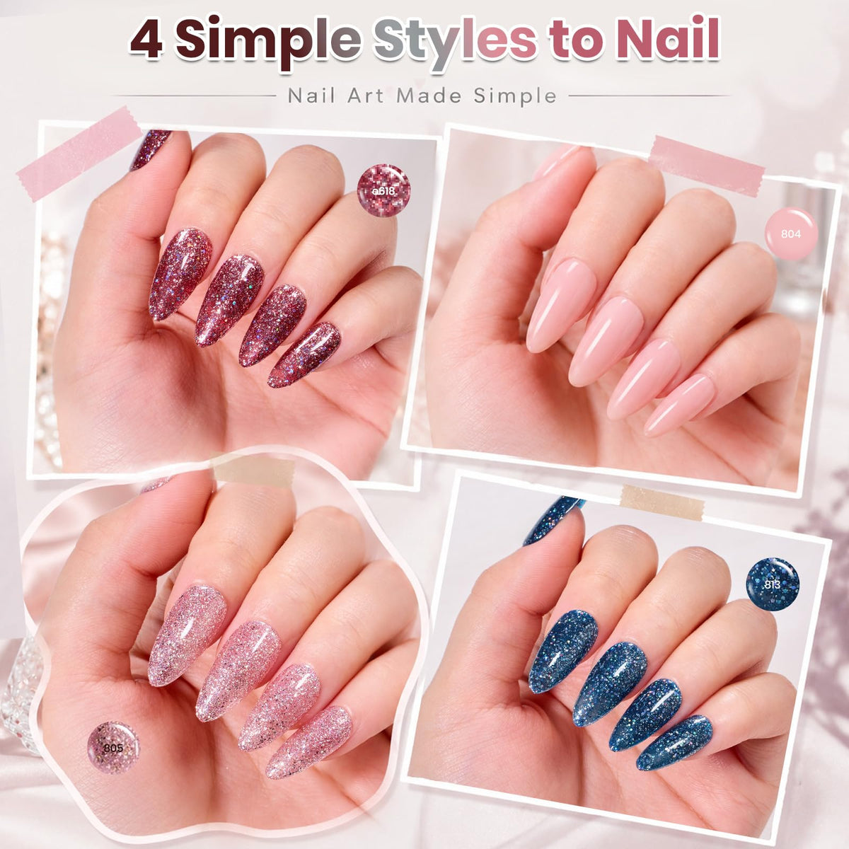 Vernis gel beetles avec finition brillante et mate