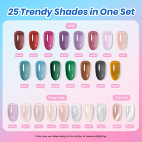 Vernis gel beetles en finition jelly et cat eye