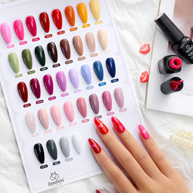 Vernis gel beetles en teintes automnales avec accessoires inclus