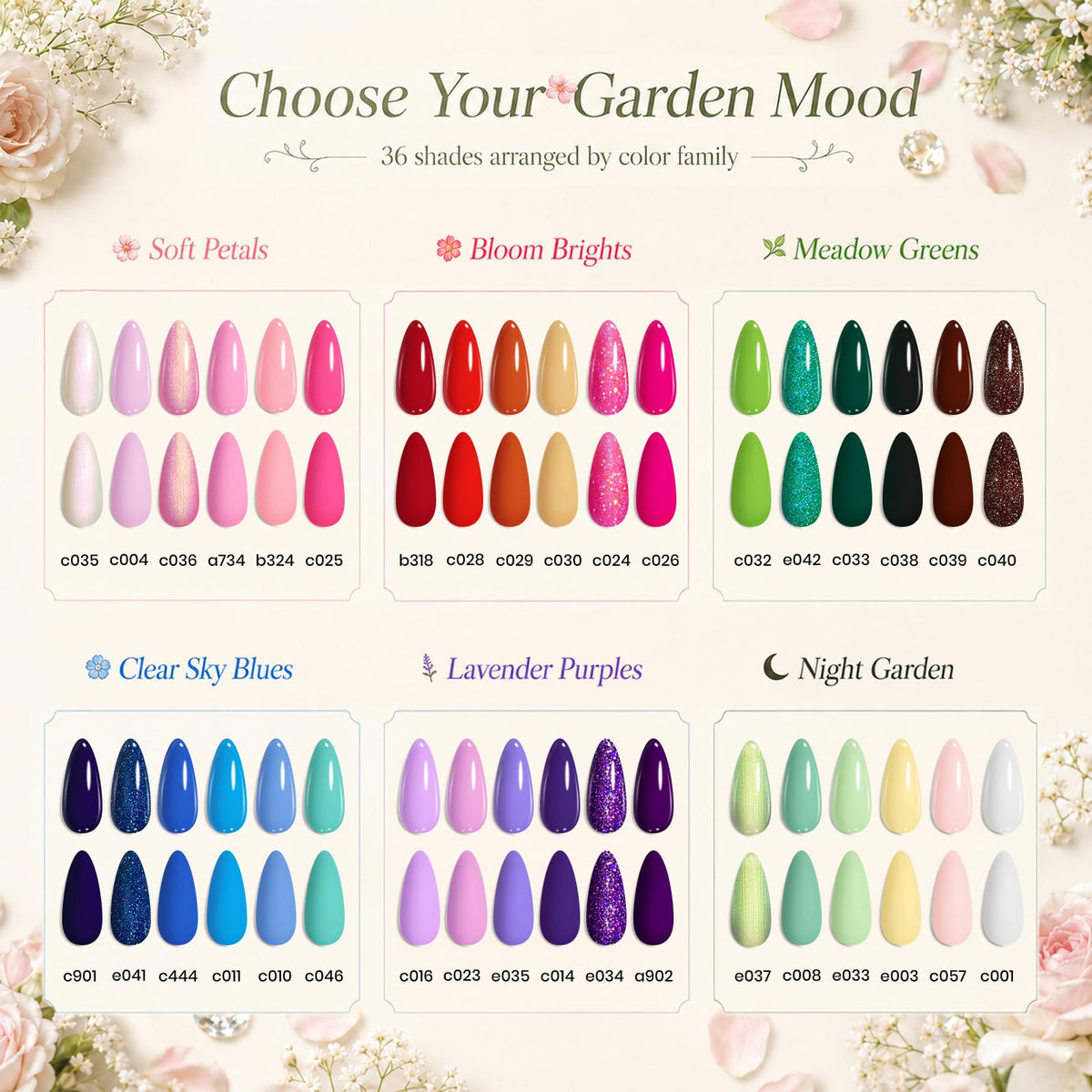 Vernis gel Beetles en teintes florales de la collection Verse of Flower