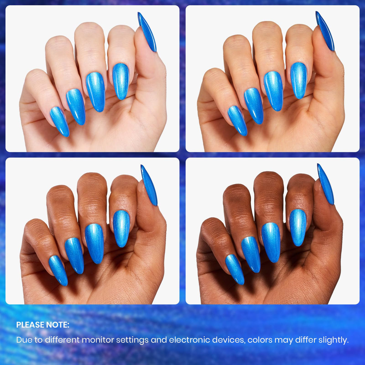 Vernis gel bleu marine beetles avec finition brillante