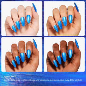 Vernis gel bleu marine beetles avec finition brillante