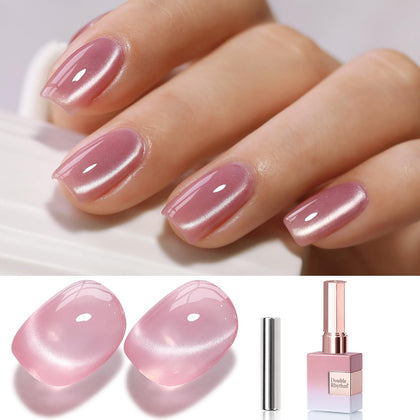 Vernis Gel Cat Eye 15ml Double Rhythm Rose Pêche devant