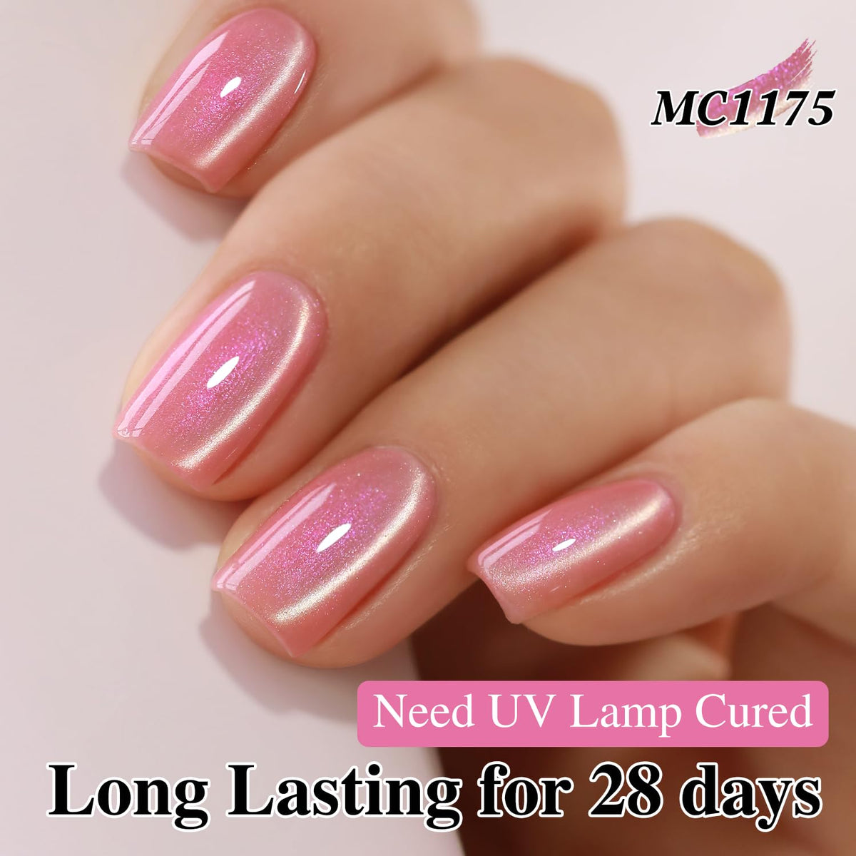 Vernis gel Cat Eye avec lampe LED pour séchage
