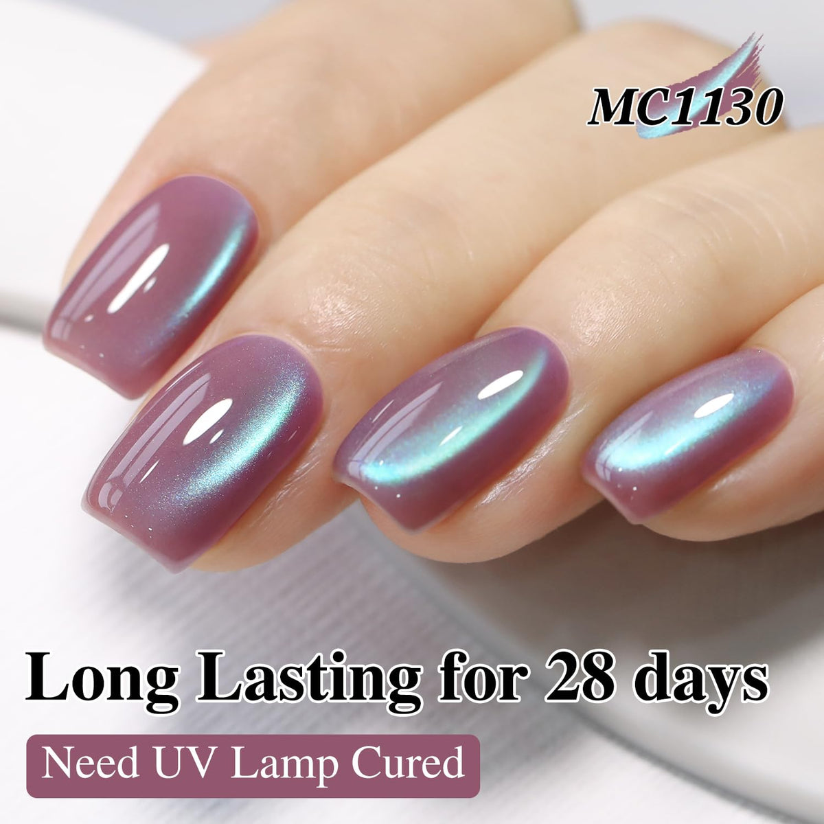 Vernis gel Cat Eye avec lumière LED pour durcissement