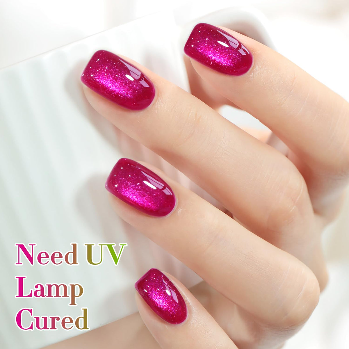 Vernis gel Cat Eye avec texture brillante