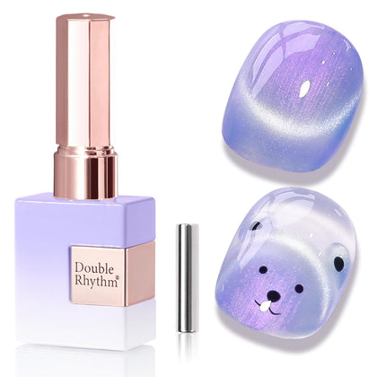 Vernis Gel Cat Eye Double Rhythm 15 ml couleur bleu sirène