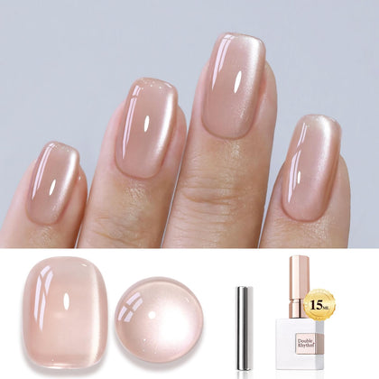 Vernis gel Cat Eye Double Rhythm 15ML couleur holographique