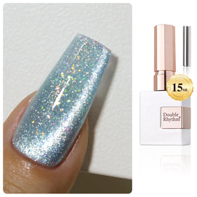 Vernis gel Cat Eye Double Rhythm 15ml couleur holographique