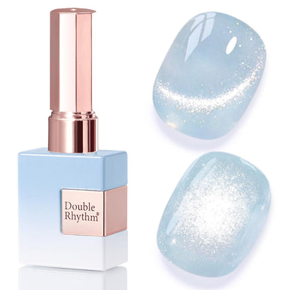 Vernis gel Cat Eye Double Rhythm 15ml couleur holographique bleu