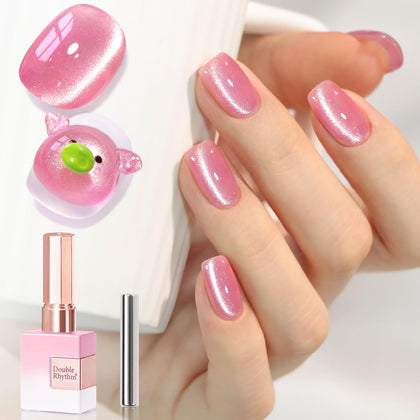 Vernis gel Cat Eye Double Rhythm 15ML couleur holographique vue avant