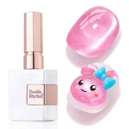 Vernis gel Cat Eye Double Rhythm 15ml couleur holographique vue avant