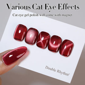 Vernis gel Cat Eye Double Rhythm avec accessoires de manucure