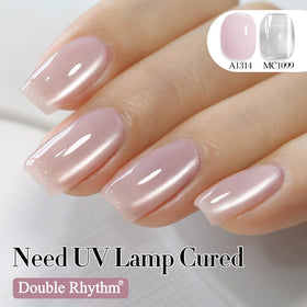 Vernis gel Cat Eye Double Rhythm avec différents styles de base