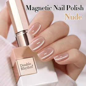 Vernis gel Cat Eye Double Rhythm en situation sur une table de manucure