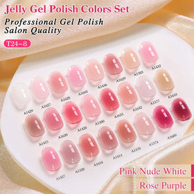 Vernis gel couleur rose nude de la collection Double Rhythm