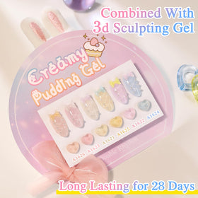 Vernis gel Double Rhythm 15ml avec accessoires de nail art
