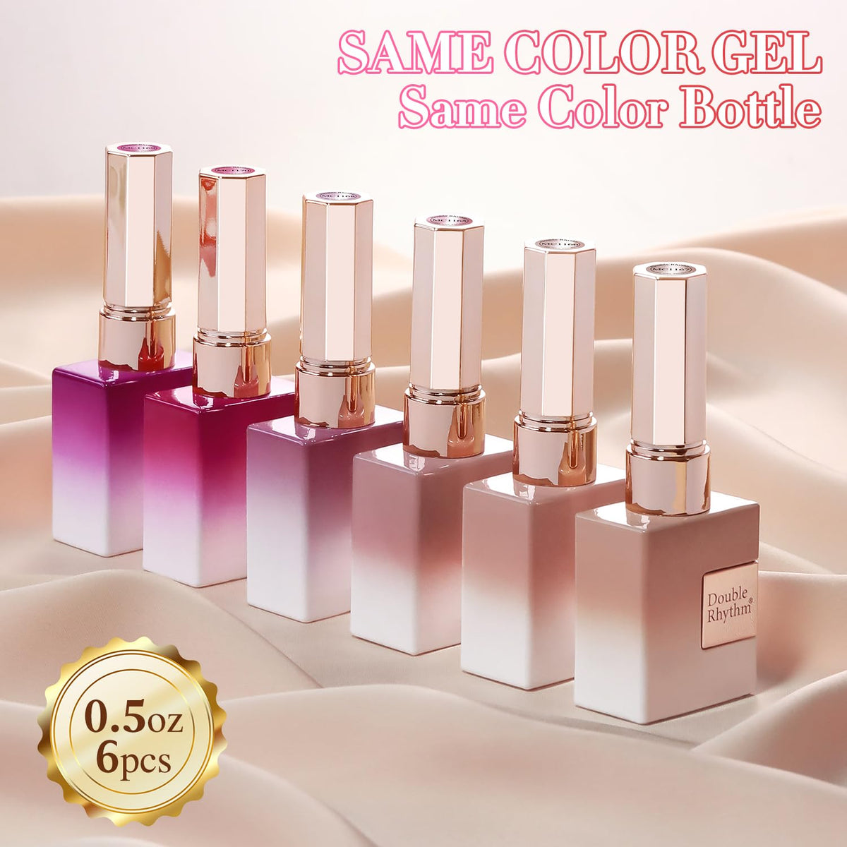 Vernis gel Double Rhythm 15ml avec finition brillante