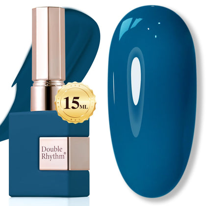 Vernis gel Double Rhythm 15ML Bleu A1458 vue de face