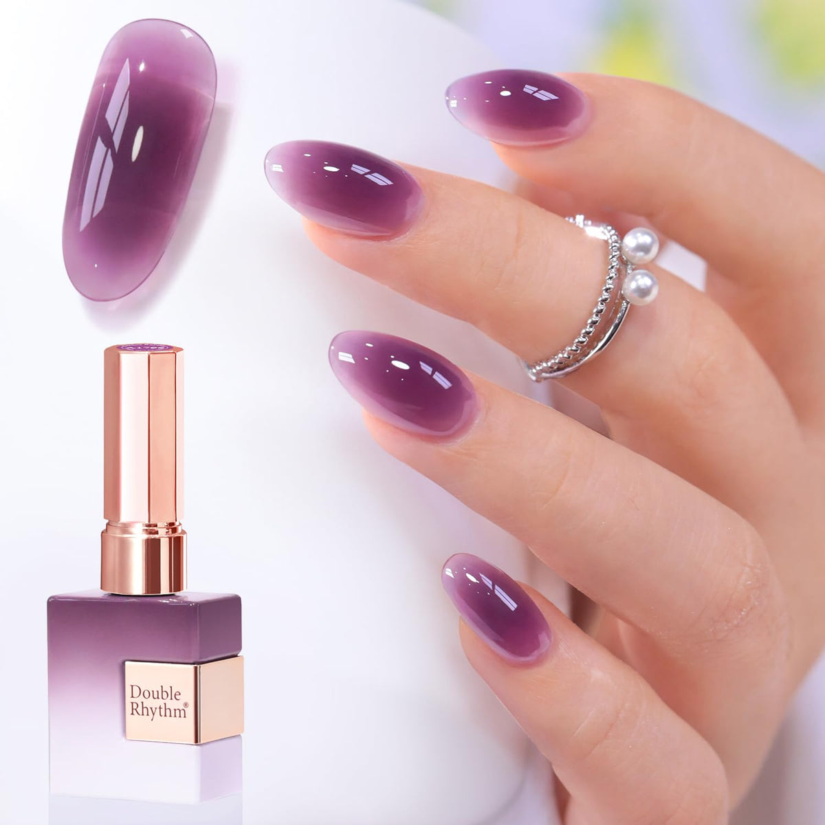 Vernis gel Double Rhythm 15ml couleur foncée A1796 vue de face