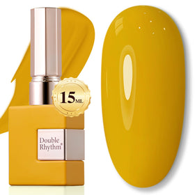 Vernis gel Double Rhythm 15ml couleur jaune face avant
