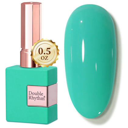 Vernis gel Double Rhythm 15ML couleur menthe profonde, vue de face