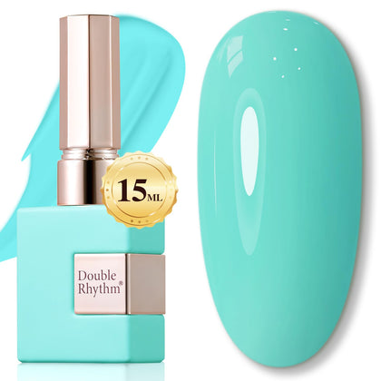 Vernis gel Double Rhythm 15ML couleur Mer Bleu A1124 vue avant