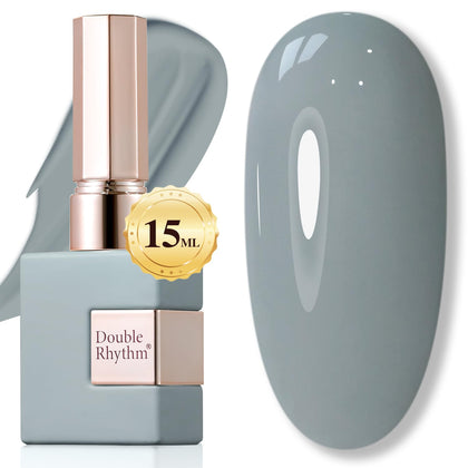 Vernis gel Double Rhythm 15ML couleur Milky Gray vue avant