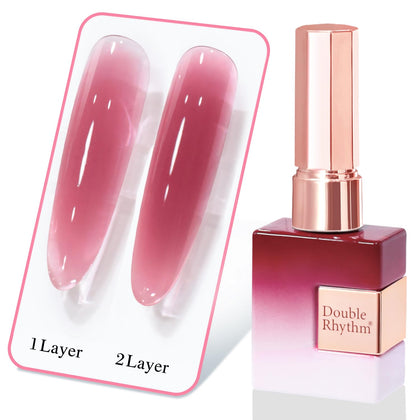 Vernis gel Double Rhythm 15ml couleur Milky Light Plum avant