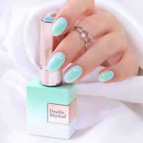 Vernis gel Double Rhythm 15ml couleur Milky Teal vue avant