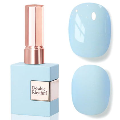 Vernis gel Double Rhythm 15ml couleur pâle bleu vue de face