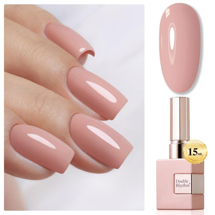 Vernis gel Double Rhythm 15ML couleur rose A1116 vue avant