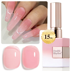 Vernis gel Double Rhythm 15ML couleur rose A1401 avant