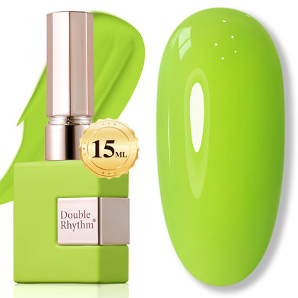 Vernis gel Double Rhythm 15ML couleur vert clair, vue avant