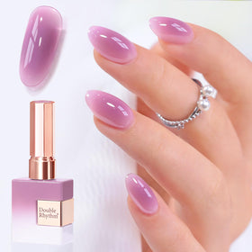 Vernis gel Double Rhythm 15ml couleur violet clair, vue avant