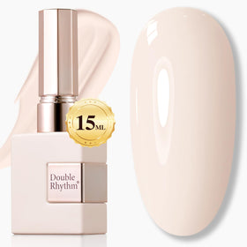 Vernis gel Double Rhythm 15ml Crème Blanche A1480 vue avant