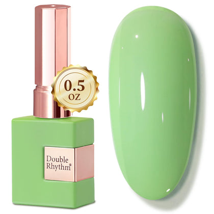 Vernis gel Double Rhythm 15ML Electric Green vue avant avec étiquette