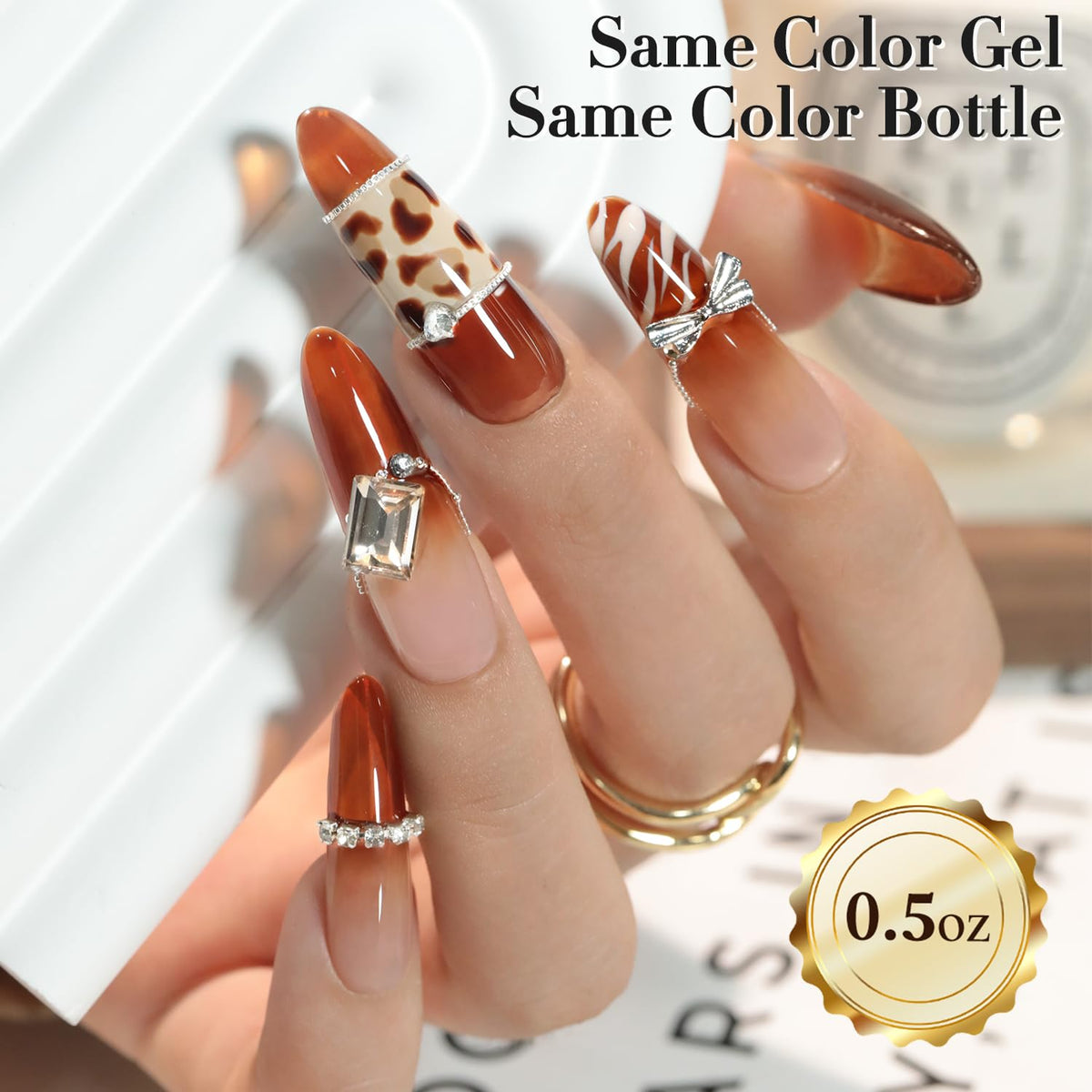 Vernis gel Double Rhythm 15ml en gros plan