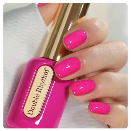 Vernis gel Double Rhythm 15ml Hot Pink H1312 vue de face