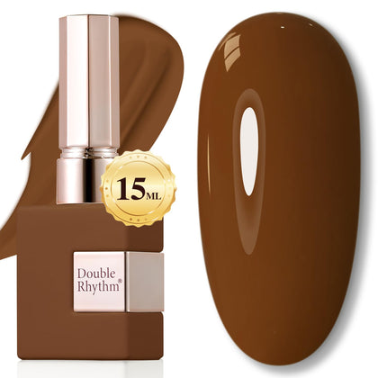 Vernis Gel Double Rhythm 15ML marron-A1444 vue avant