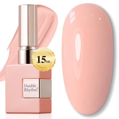 Vernis gel Double Rhythm 15ML Milky Orange Pink vue de face