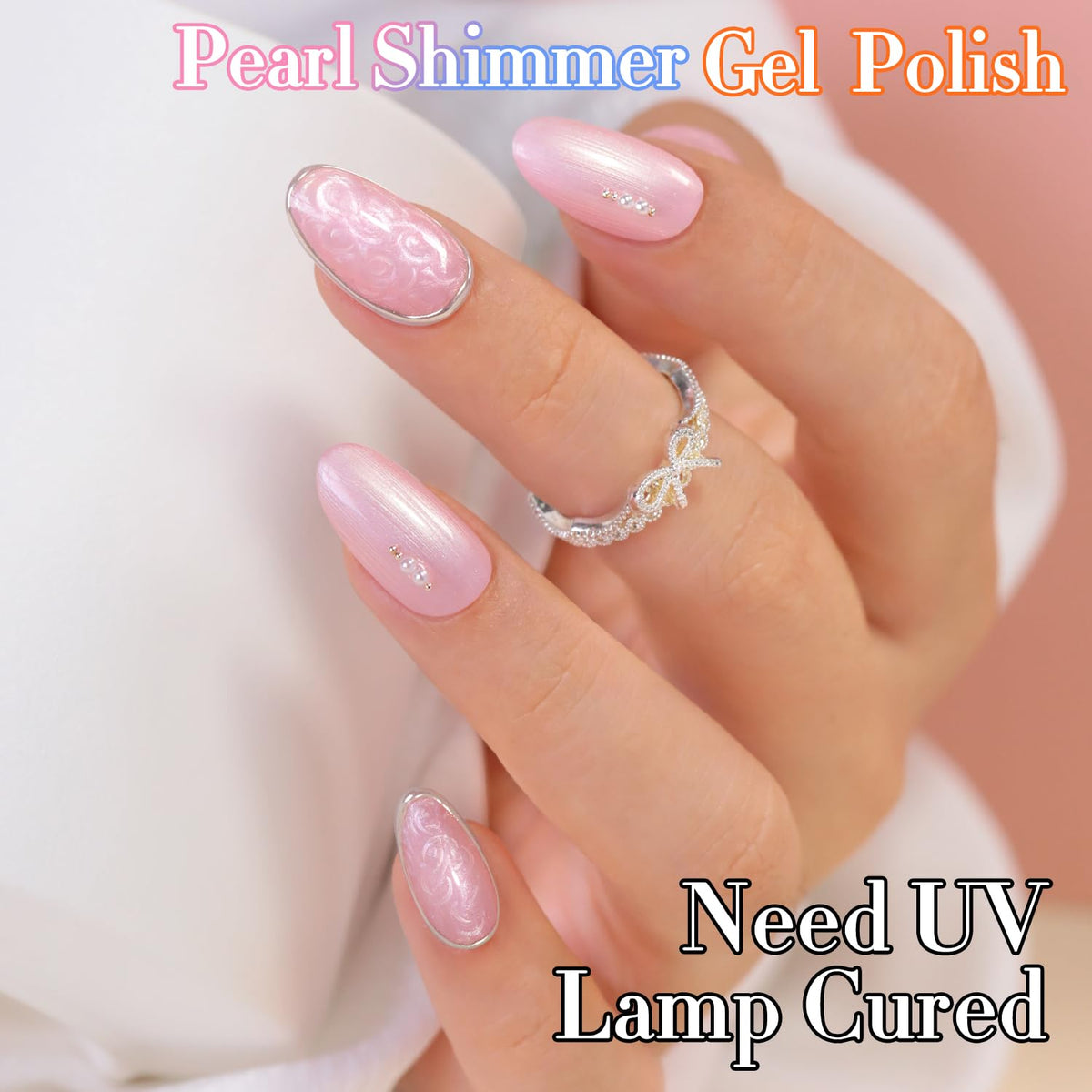 Vernis gel Double Rhythm 15ml Pearl Nude avec finition brillante